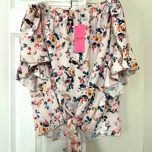 NWT Luckymore Off The Shoulder Blouse - XLarge
